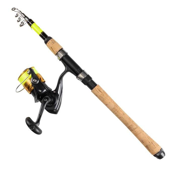Daiwa Strikeforce teleskopiskt haspelset med påspolad flätlina