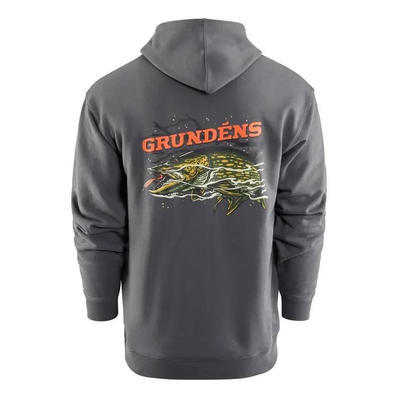 Grundéns Pike Strike Hoodie Anchor för gäddfiske