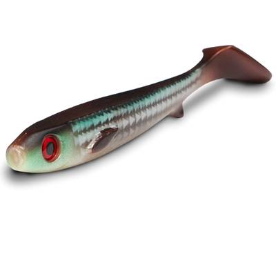 Flatnose Shad 19cm 50g shadjigg för gädda med bred profil och realistisk gång