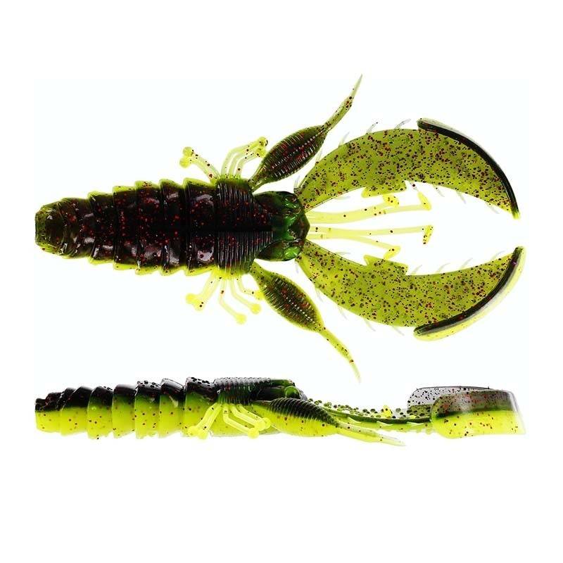 Westin CreCraw Creaturebait 8,5 cm 7 g Black Chartreuse kräftbete för abborre och gös