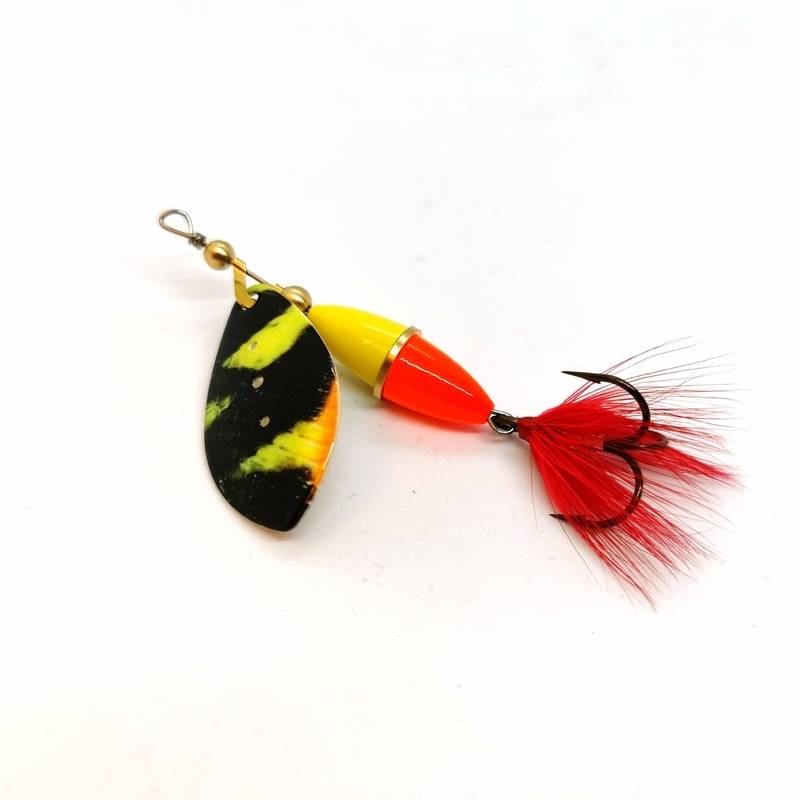 Wipp Abborrfemman 15 g Black Pike spinnare – svensk kvalitetsmodell för abborre och gädda