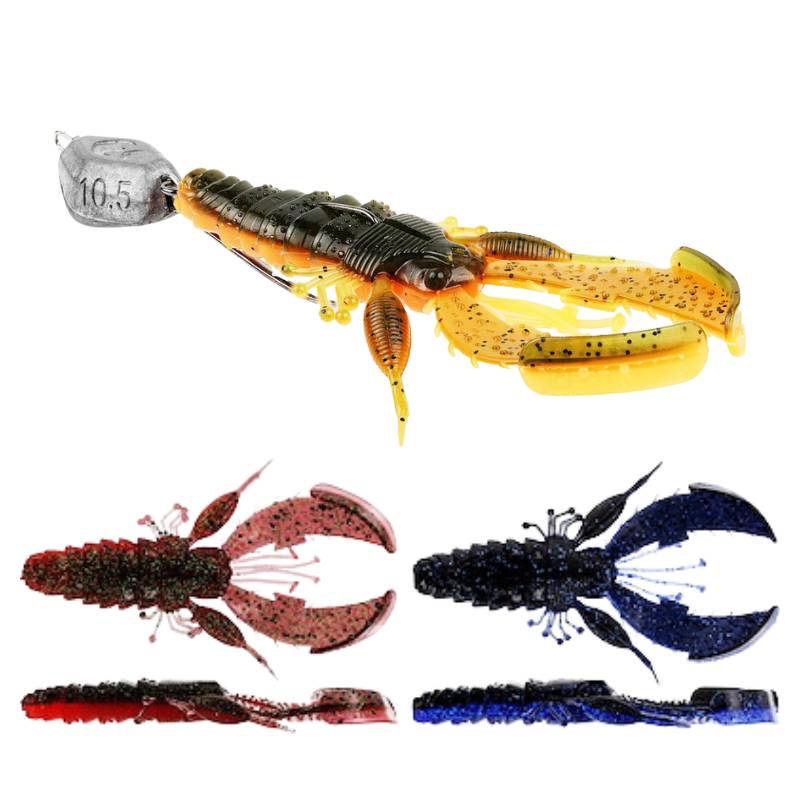 Westin Chebu Rig Crecraw R ’N R 6,5 cm mix mjukbete för cheburashka och finessefiske