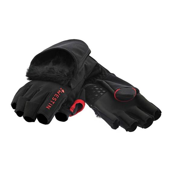 Westin HLF Tec Gloves Gunmetal – varmfodrade, vindtäta outdoorhandskar med förstärkt grepp