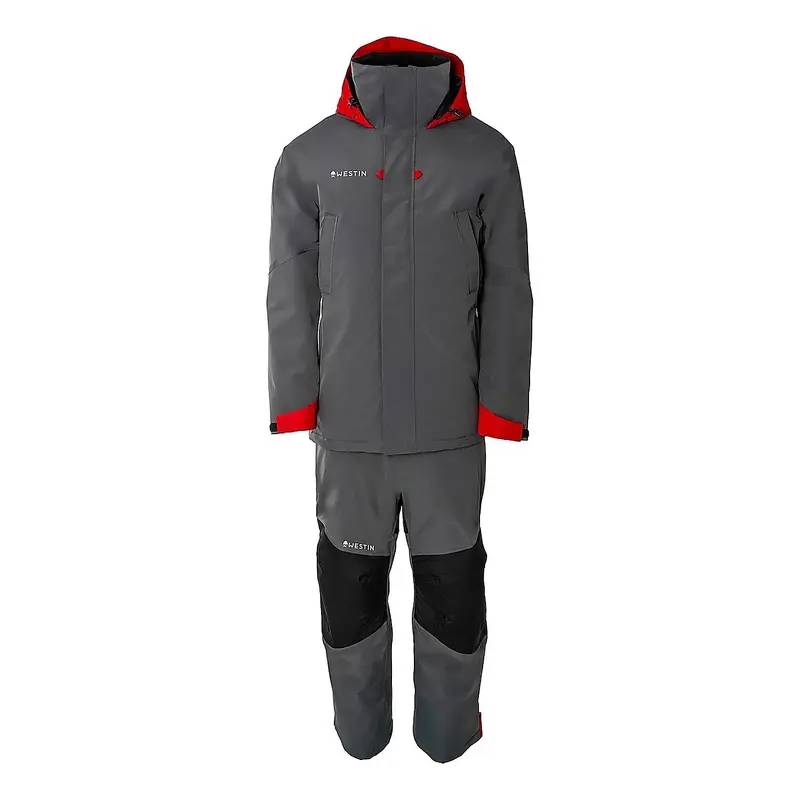 Westin W3 Winter Suit Cloud Grey varmt vattentätt vinterställ för fiske