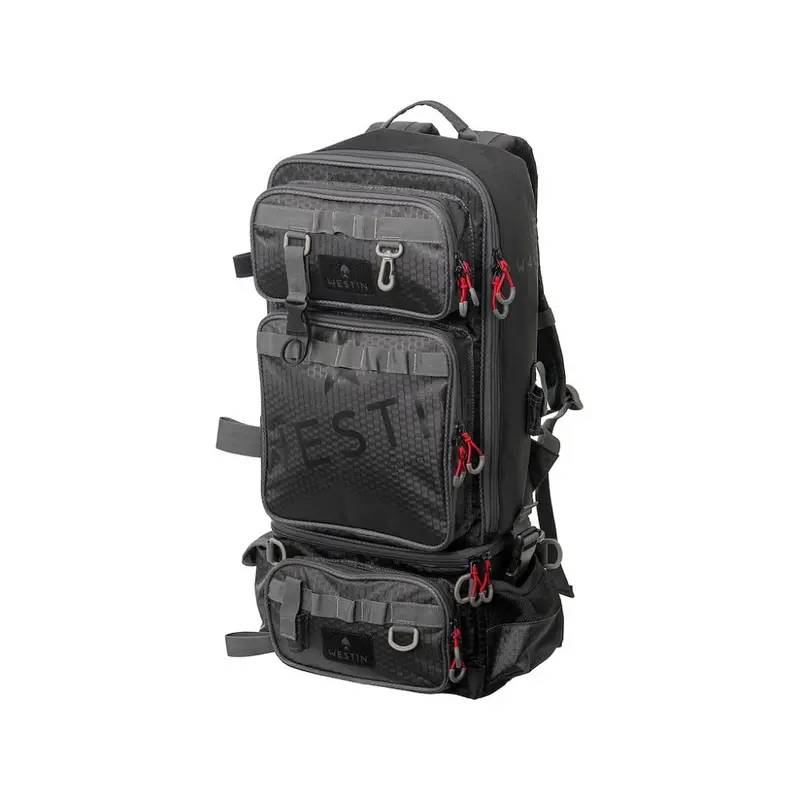 Westin W4 3-in-1 Master Backpack XL Titanium Black med 3 betesboxar