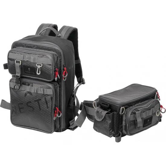 Westin W4 3-in-1 Master Backpack XL Titanium Black med 3 betesboxar