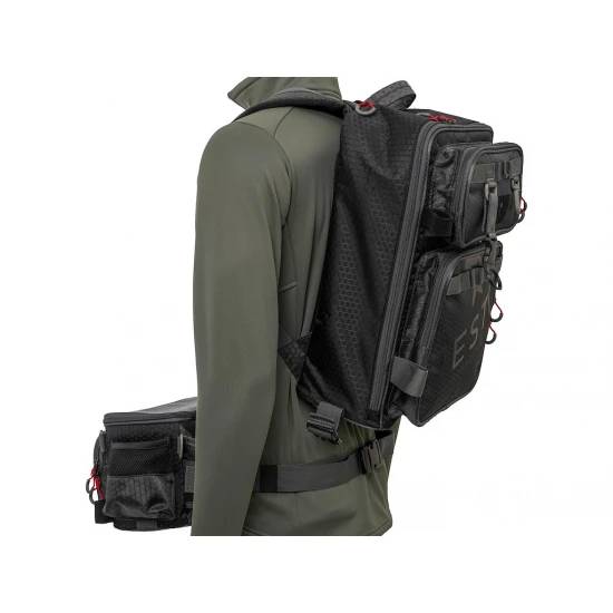Westin W4 3-in-1 Master Backpack XL Titanium Black med 3 betesboxar