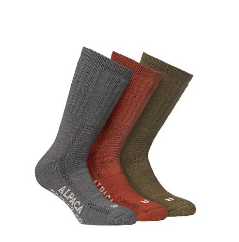 Alpaca 130978 ullstrumpor 3-pack – varma jakt- och fiskestrumpor i alpackaull