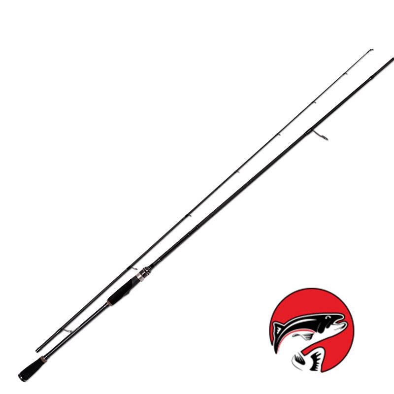 Tvådelat Armada Silver Feather Spinning-spö på 248 cm med EVA-handtag och kolfiberklinga, byggt för långa kast och beten mellan 8–30 gram.
