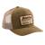 Berkley Striper Trucker keps i olive och khaki med mesh-bakdel och Striper-logotyp framtill.