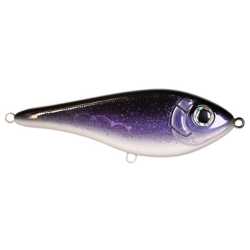 Buster Swim Slow Sink 13 cm 65 g – White Walker UV glidebait för gäddfiske