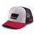 Abu Flag Trucker keps i grått, rött och svart med mesh-bakdel och Abu-flagga framtill.