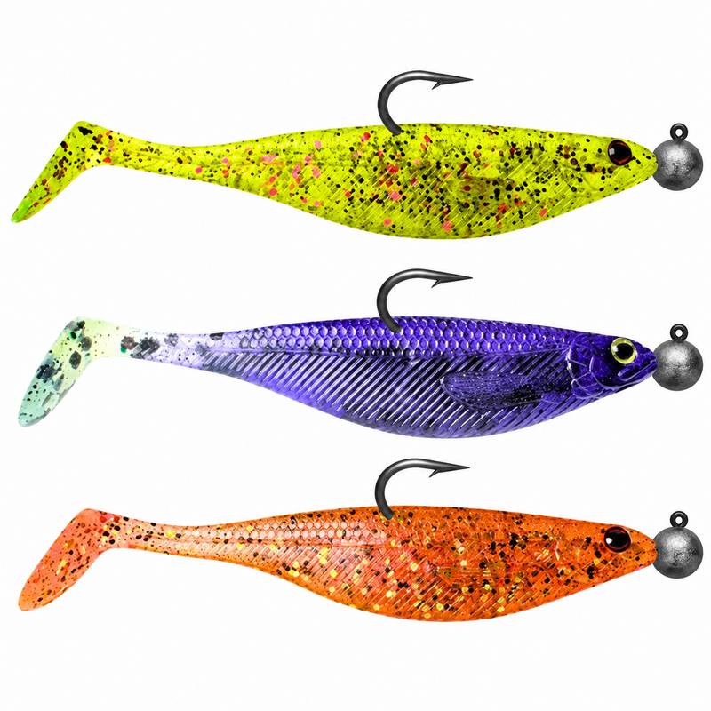 Westin ShadTeez 9cm RTF Custom färdigriggad med 10g jiggskalle och 4/0 jiggkrok