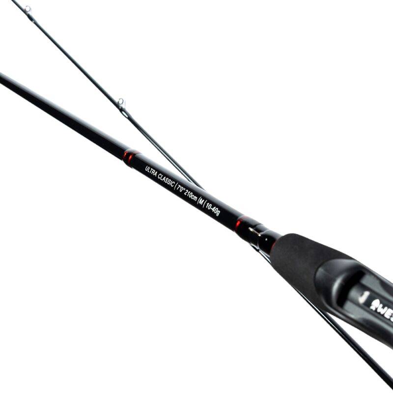 Westin Finesse T&C 7'1'' 213 cm 7–21 g Custom Red Edition spinnspö för abborre och gös med hög känsla och precision