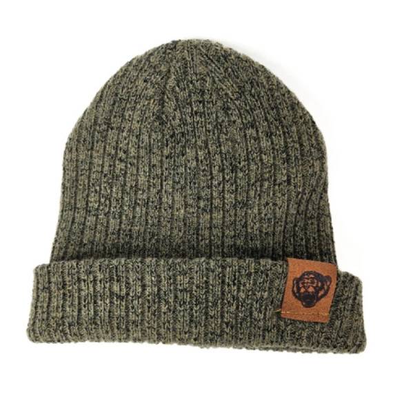 Fish Monkey Wool Beanie Green grön ullmössa för fiske