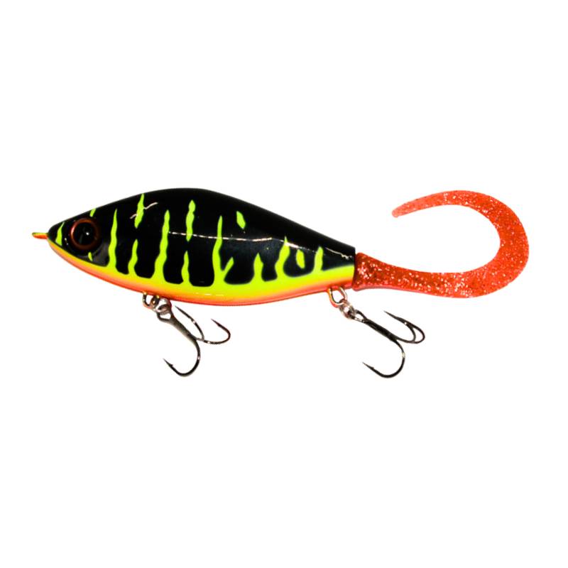 Strike Pro Guppie Jr Sinking Gäddfemman Special Black Pike – tailbete för gäddfiske