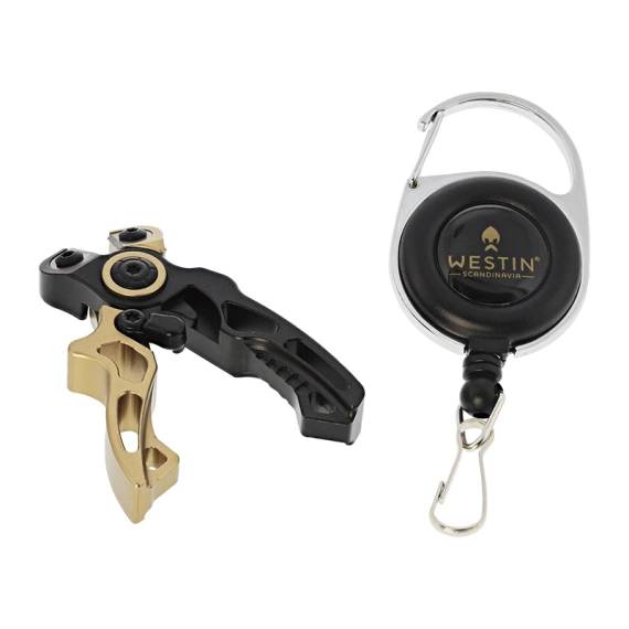 Westin Micro Line Cutter 6,3 cm svart linavbitare med pin on reel