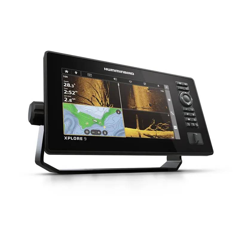 Humminbird XPLORE 9 CMSI+ ekolod med 9 tum skärm och MEGA Imaging givare