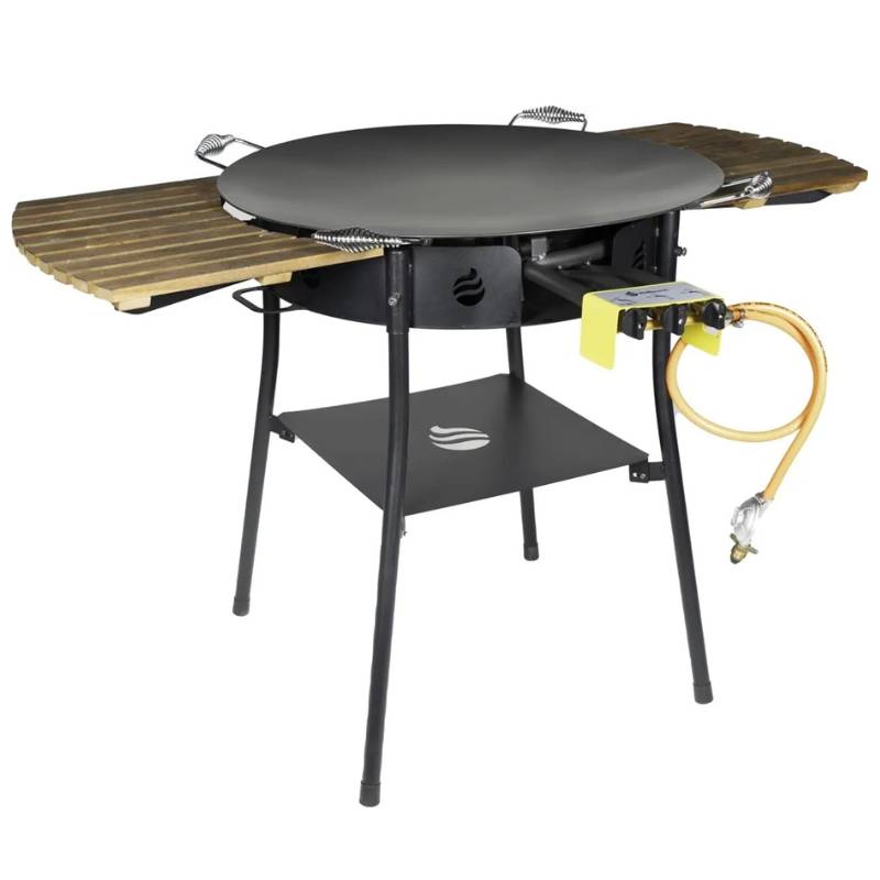 Hällmark Premium Set 78 V2 – komplett stekhäll med gasolbrännare och sidobord