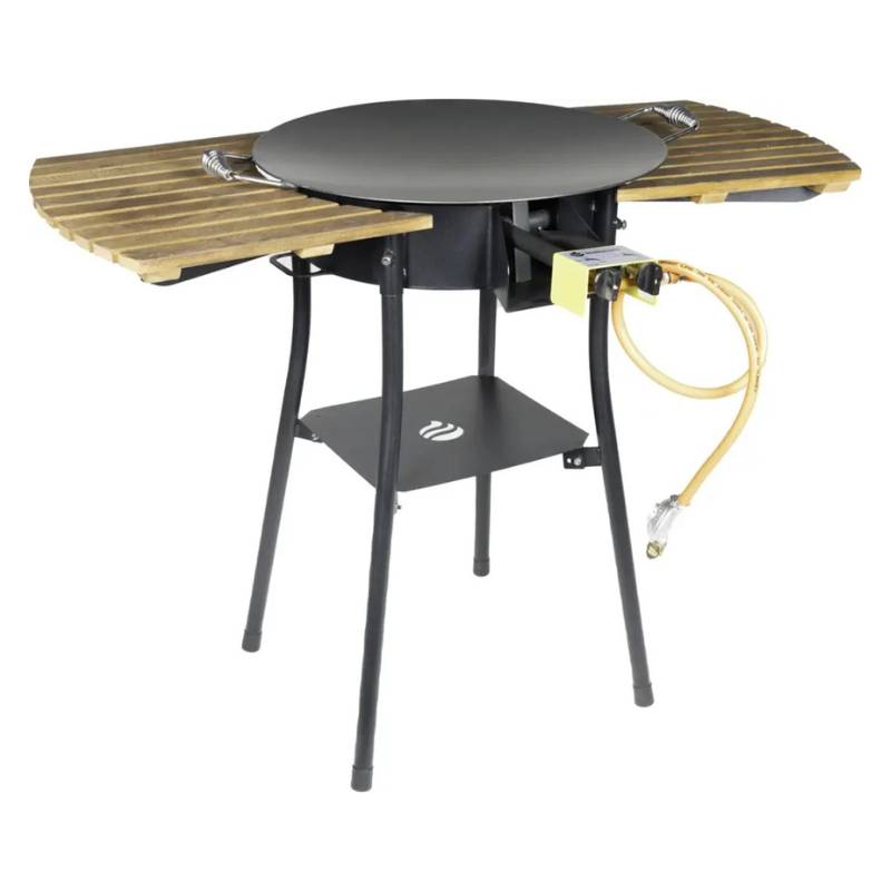 Hällmark Premium Set 58 V2 – komplett stekhäll med gasolbrännare och sidobord