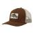 Hurricane Brown Trout Patch Trucker Hat keps med öringmotiv och ventilerande mesh för fiske och outdoor
