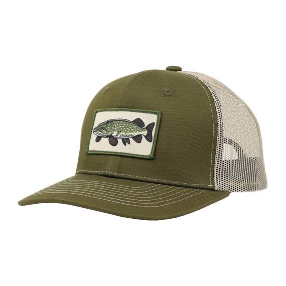 Hurricane Pike Patch Trucker Hat keps med gäddmotiv och ventilerande mesh för fiske och outdoor