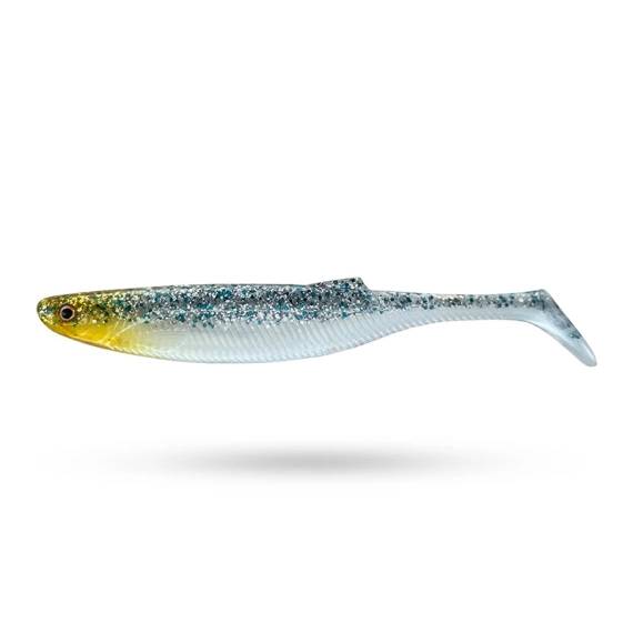 Headbanger BangerShad 12cm 9g mjukbete med paddelsvans för fiske efter abborre och gädda.