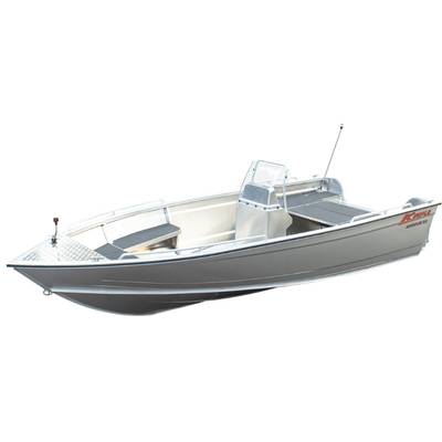 Kimple 550 Adventure aluminiumbåt sedd från sidan anpassad för fiske och fritidsbruk