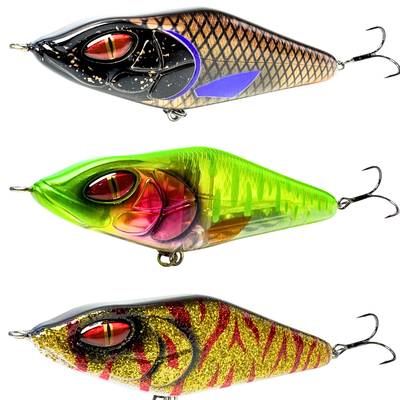 Daiwa Lazy Jerk 15,5 cm 85 g Slow Sinking Custom jerkbait för gäddfiske