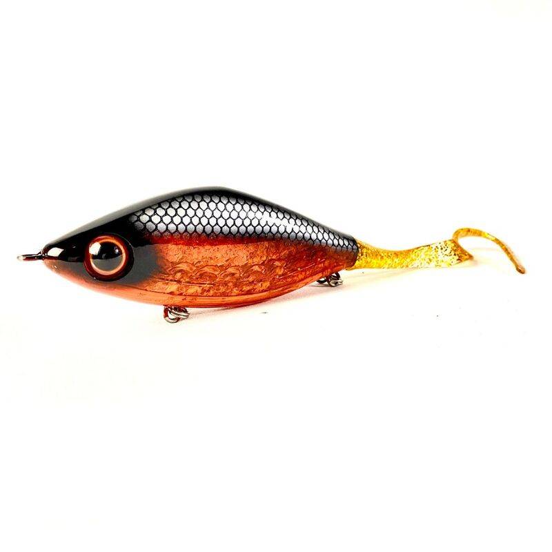 Strike Pro Trueglide Guppie 13,5 cm 120 g – GäddJesus glidebait för gäddfiske