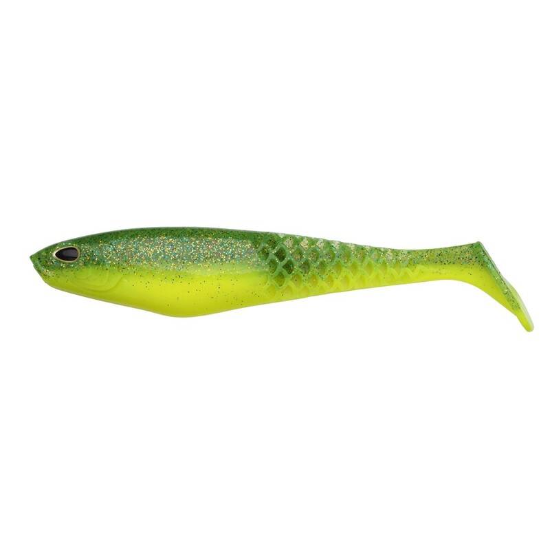 Berkley PowerBait CullShad 7,5 cm mjukbete med paddelstjärt och realistisk design.