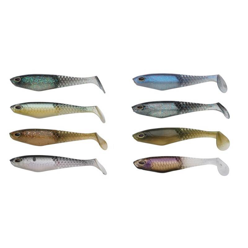 Berkley PowerBait CullShad Mixpack med mjukbeten och paddelstjärt för rovfiske.