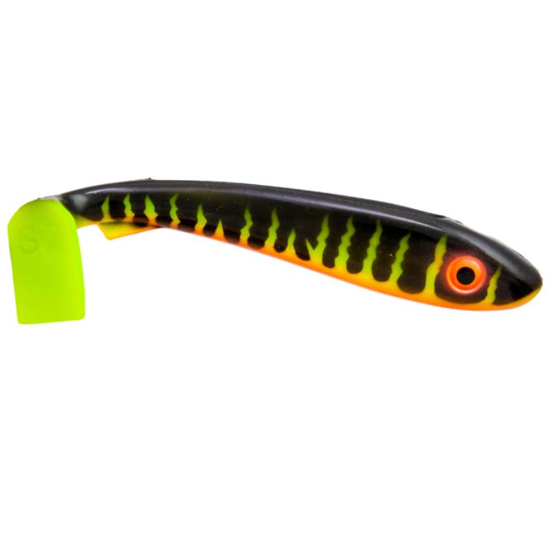 SvartZonker McRubber 21 cm Gäddfemman Edition Black Pike gäddjigg