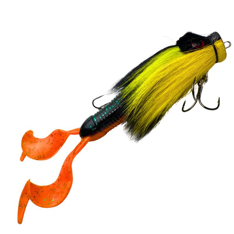 Miuras Mouse Big 23 cm – Black Pike hybridbete för gäddfiske