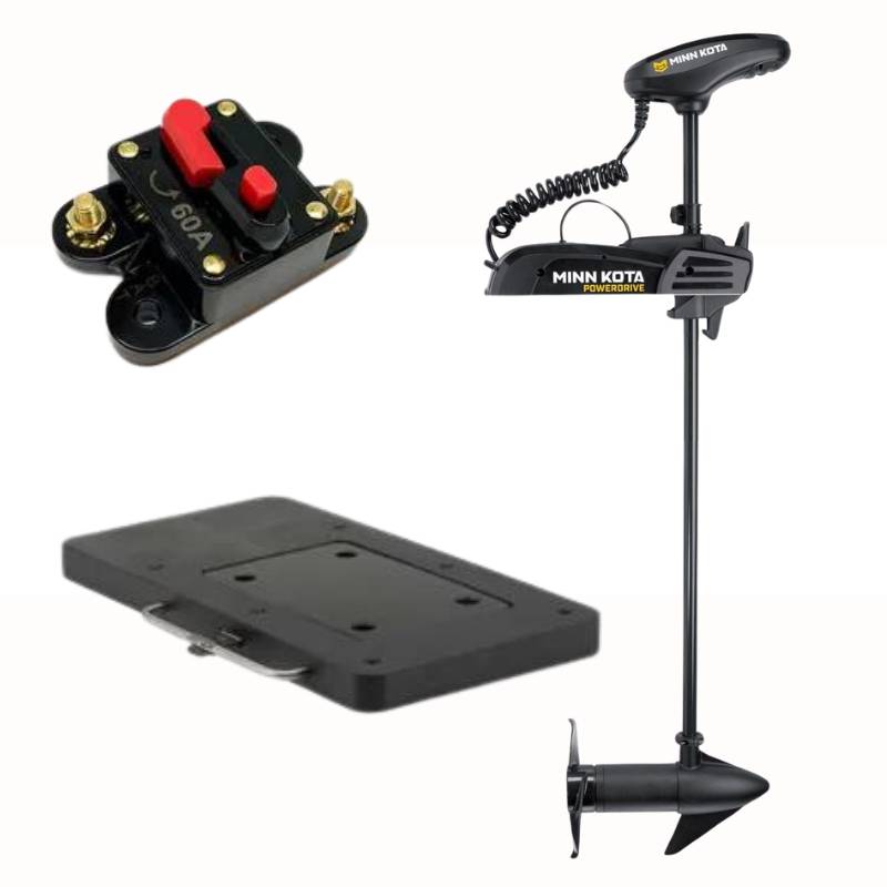 Minn Kota PowerDrive 55 MR 54 tum 12V trollingmotor med GPS och fjärrkontroll