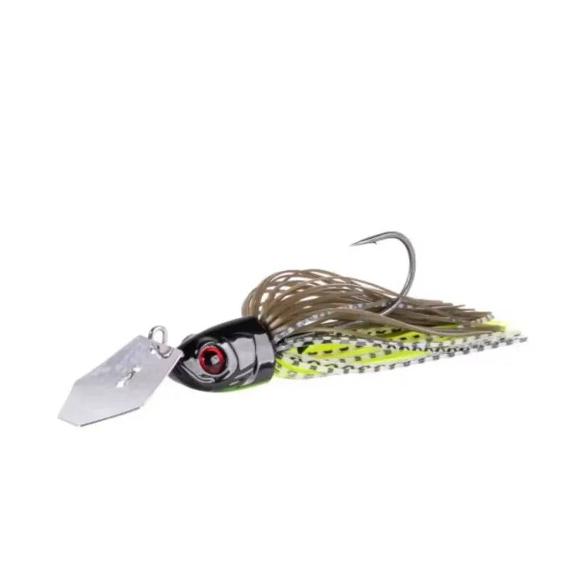 Shimano Yasei Chit Chat Chatter 17 g chatterbait med vibrerande sked och silikonkjol för gädda och abborre.