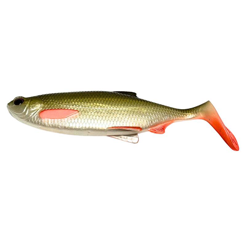 Westin Ricky the Roach Shadtail 18 cm 85 g – Olive Roach softbait för gäddfiske
