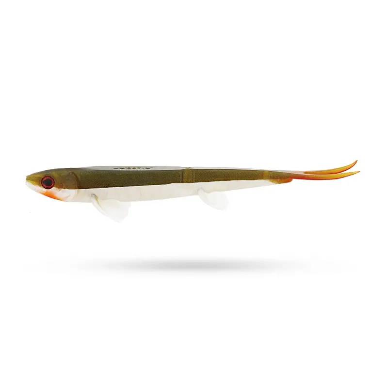 Westin Twinteez Pelagic V-tail 17 cm 16 g gummibete för pelagiskt predatorfiske med subtil gång
