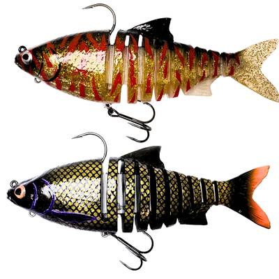 Westin Ricky The Roach Multi Jointed R2F 18cm 83g sinking gäddbete med realistisk mörtimitation och ledad kropp