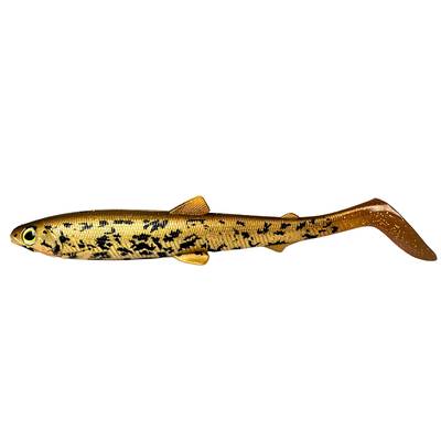 Westin BullTeez Shadtail 18cm 53g Burbot gummibete för gädda och gös med realistisk shad tail-design.