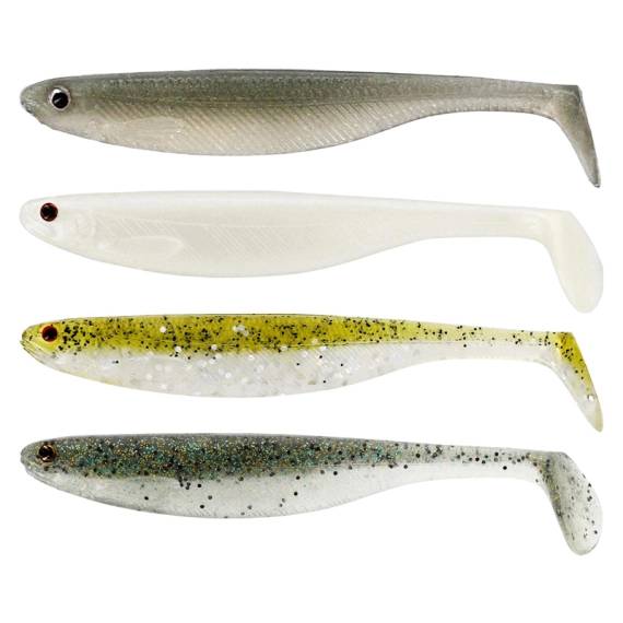 Westin Shadteez Slim 5cm 1g 4-pack Clear Water Mix finessebete för abborrfiske