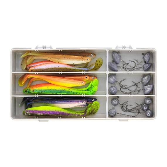 Westin Zander Box Jigging – färdig betesbox med jiggar och jiggskallar för gösfiske. Perfekt kit för jigging.