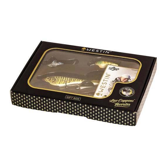 Westin Gift Box Luc Coppens Favorites med utvalda fiskebeten för predatorfiske efter gädda och rovfisk