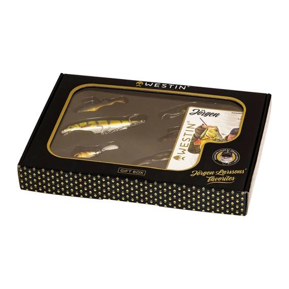 Westin Gift Box Jörgen Larssons Favorites med utvalda fiskebeten för predatorfiske