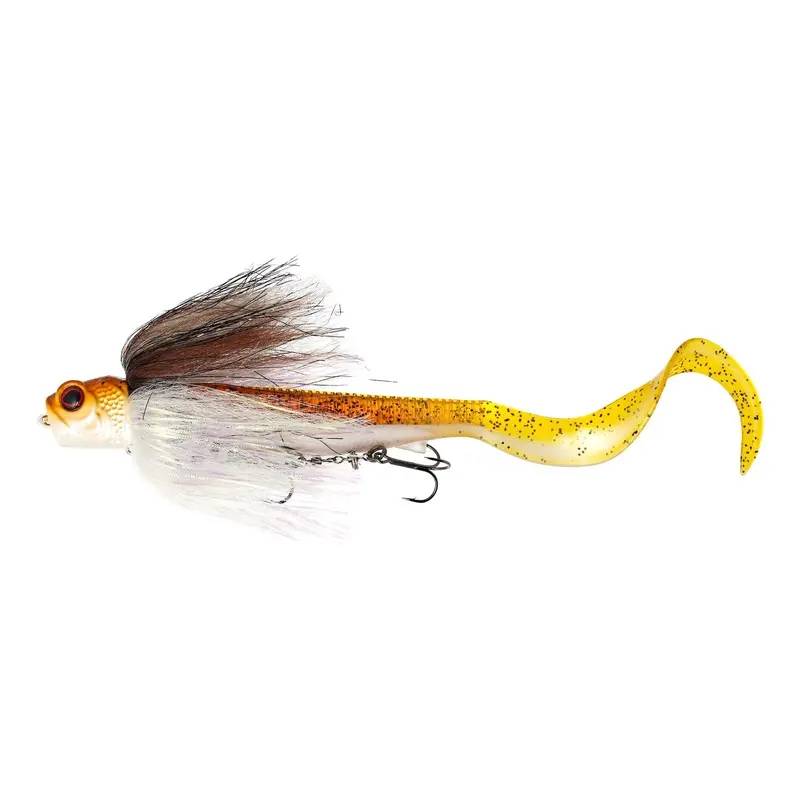 Westin Pike Teezer R2F 30 cm 140 g Slow Sinking med curltail och hårkjol