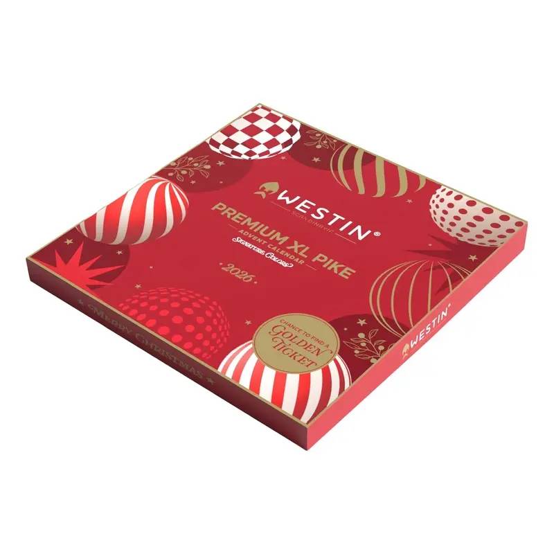 Westin 2026 Premium XL Pike Advent Calendar Box fiskekalender för gäddfiske