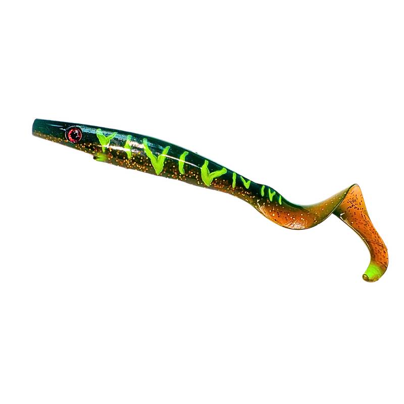 Pig Tail Jr 23 cm 37 g Hulken gäddjigg med curlytail