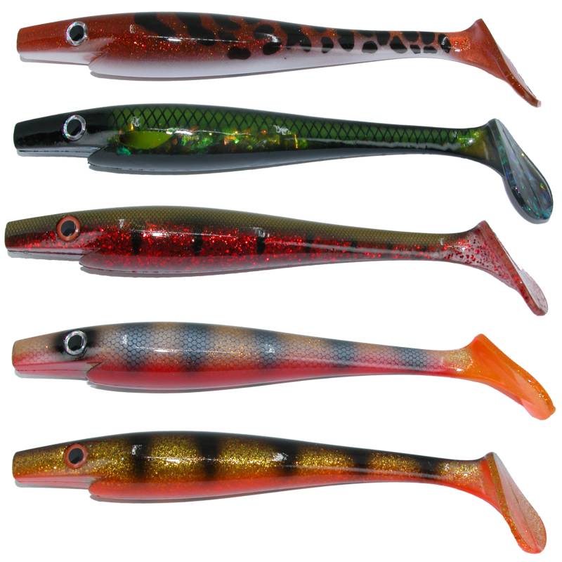 Pig Shad JR G5 20 cm 50 g – Gäddfemman 2025 Custom softbait för gäddfiske