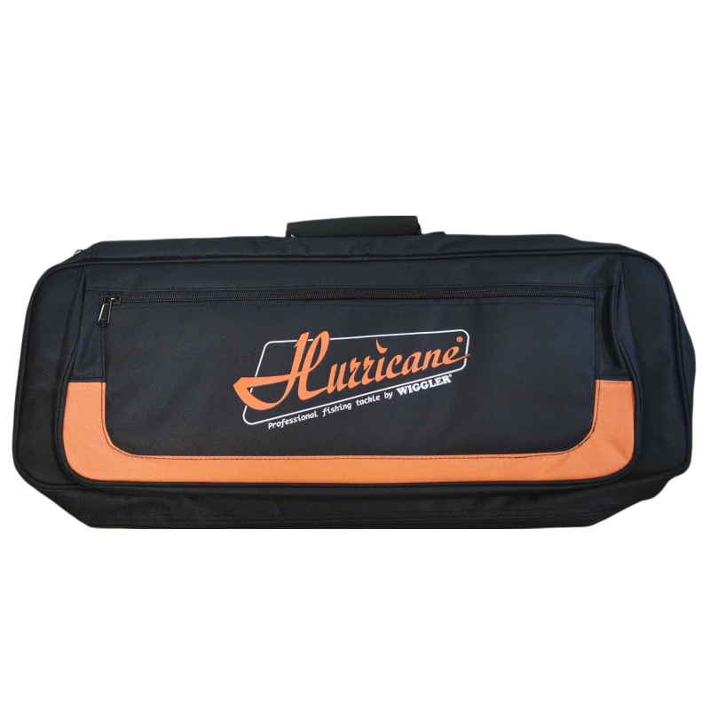 Hurricane Pimpelväska 48×20×9 cm — kompakt väska för pimpelspön och tillbehör