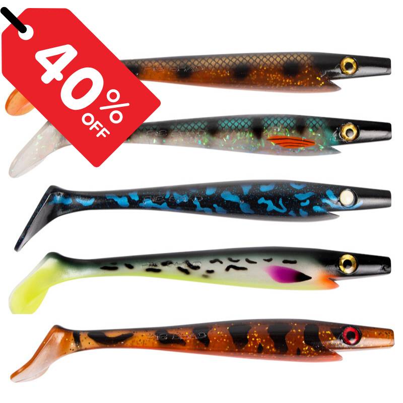 Giant Pig Shad 26 cm Gäddfemman Specialfärger gäddjigg